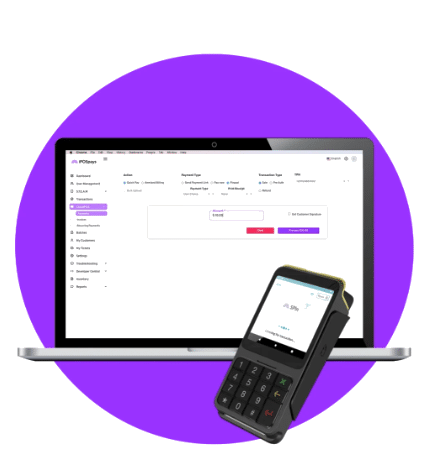 Cloud POS virtual terminal